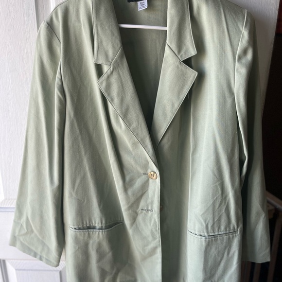 Sage Green Blazer - Picture 2 of 5
